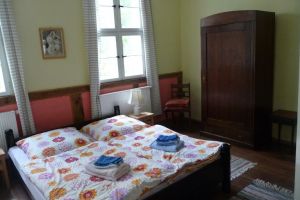 Schlafzimmer vom Wohnzimmer gesehen