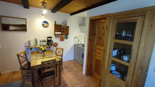 Essbereich im Wohnzimmer