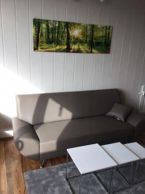 Nach langer Wartezeit ist endlich das neue Sofa geliefert worden.