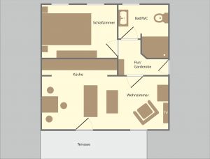 Boskoop Wohnungsskizze