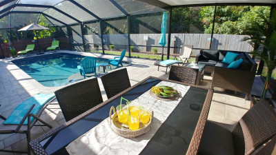 Ferienhaus in Venice (Florida): Herrlicher privater Poolbereich, nur Minuten zum Strand, ideal für Ausflüge