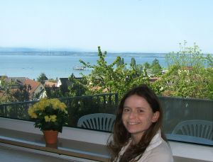 vom Essplatz auf den See