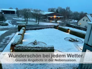 Auch im Winter hat unsere Region ihren ganz besonderen Charme. Die Landschaft verändert sich in eine zauberhafte Winterlandschaft. Nach einem aktiven Tag können Sie sich in unserem Haus aufwärmen und genießen die Winterabende in wohliger Atmosphäre.