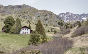 Bild: Alphütte Tga Falotta in Graubünden (Schweiz)