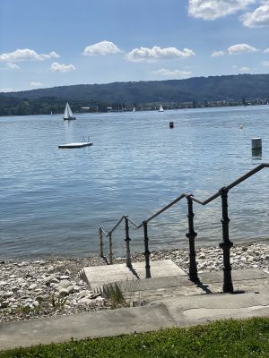 Fußläufig entlang der Uferpromenade 350 Meter entfernt