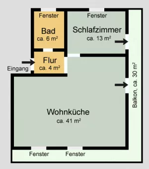 Bild 7: Waldhaus Sonnenberg Fewo 4 - Traum von absoluter Ruhe und Erholung