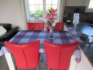 Esstisch mit Blick auf die Dühne