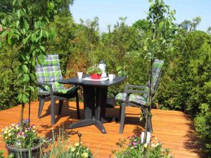 Gartenterrasse für die Gäste
