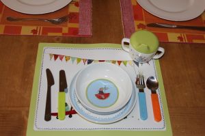 Die Küche umfasst auch Kinderbesteck