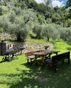 Bild 15: Komfortable Ferienwohnung im Cascina Carai am Iseo See mit schönem Seeblick