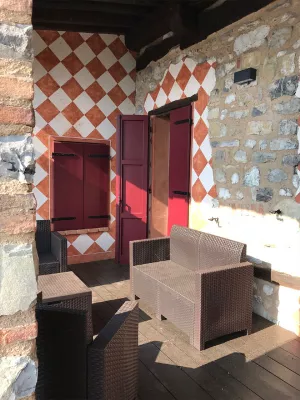 Bild 4: Komfortable Ferienwohnung im Cascina Carai am Iseo See mit schönem Seeblick