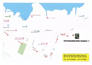 Wenn Sie ihr Ziel erreicht haben bitte bei uns anrufen da wir verschiedene Einfahrten haben.