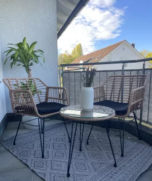 Kleiner Balkon zum Entspannen.