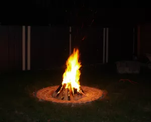 Gemütliche Lagerfeuerstelle