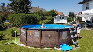 Der Gartenpool steht unseren Gästen zur Mitbenutzung zur Verfügung.