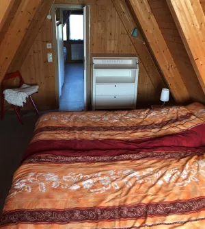 Wickelkommode im Schlafzimmer