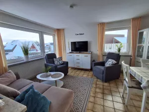 Bild 4: Carolinensiel: Fewo RUHEPOL direkt am Deich, Balkon, max. 5 Gäste + Hunde