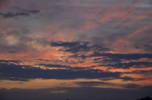 Abendstimmung über dem Dollart, variiert je nach Jahreszeit