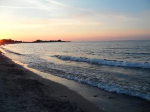 Abends ist das Licht am Strand häufig sehr schön.