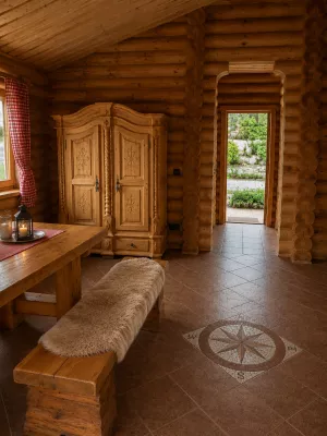 Bild 5: Blockhaus Urlaub im Westerwald Helmerother Blockhäusl