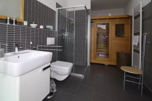 Ensuitebad mit Sauna
