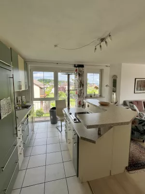 Bild 7: 3 Zi Fewo 84 m² EG und Hanglage Fernsicht nahe beliebtem Buchensee-Badesee