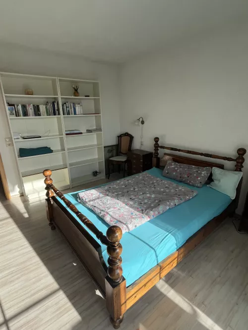 Schlafzimmer mit franz Bett