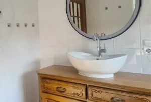 Bild 12: Hundebadezimmer, eingezäunter Garten, Veranda, Balkon: Brangs Eulenbüsch: