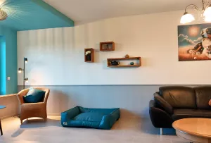 Bild 2: Hundebadezimmer, eingezäunter Garten, Veranda, Balkon: Brangs Eulenbüsch: