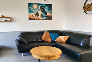 Bild 3: Hundebadezimmer, eingezäunter Garten, Veranda, Balkon: Brangs Eulenbüsch: