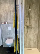 Begehbare Dusche, Toilette Begehbare Dusche, Toilette