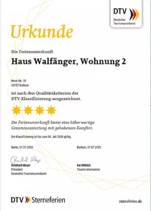 Bild 1: Haus Walfänger - 4-Sterne Ferienwohnung