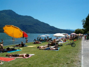 Domaso Strand nur 200mt. Weit