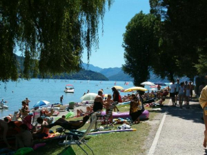 Domaso Strand nur 200mt. Weit