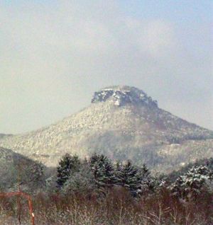 Lilienstein im Winter